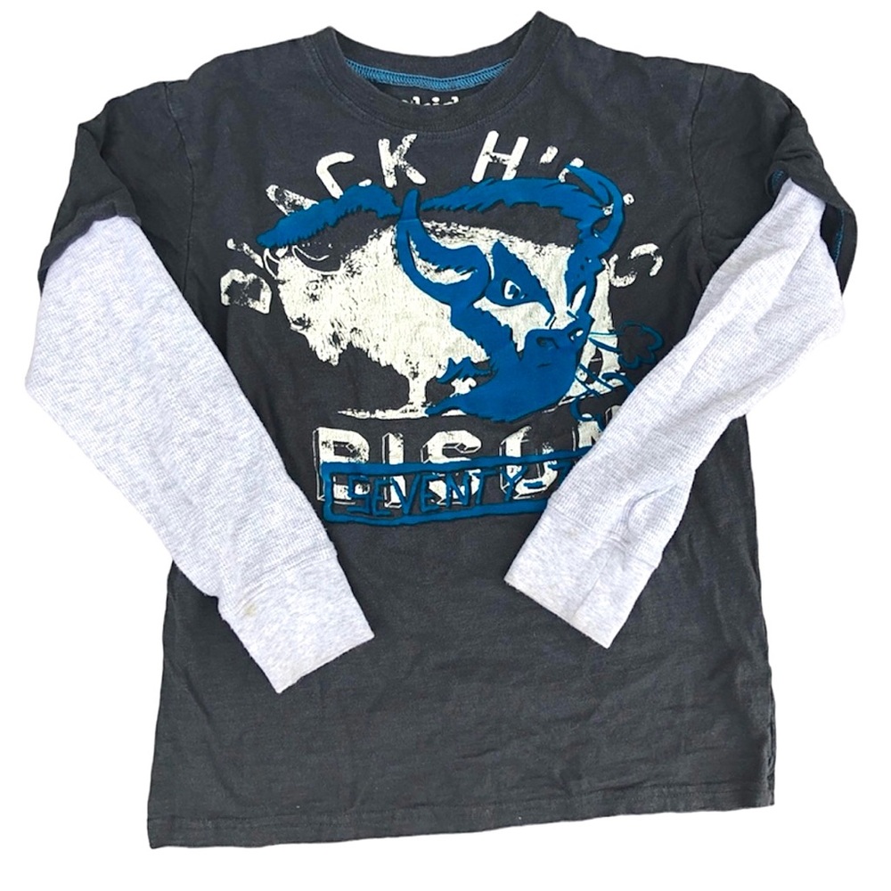 - American Eagle S Boys Layered Long Sleeve Shirt! EUC!